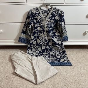 Pakistani beechtree cotton/lawn shirt with matching trousers from generation